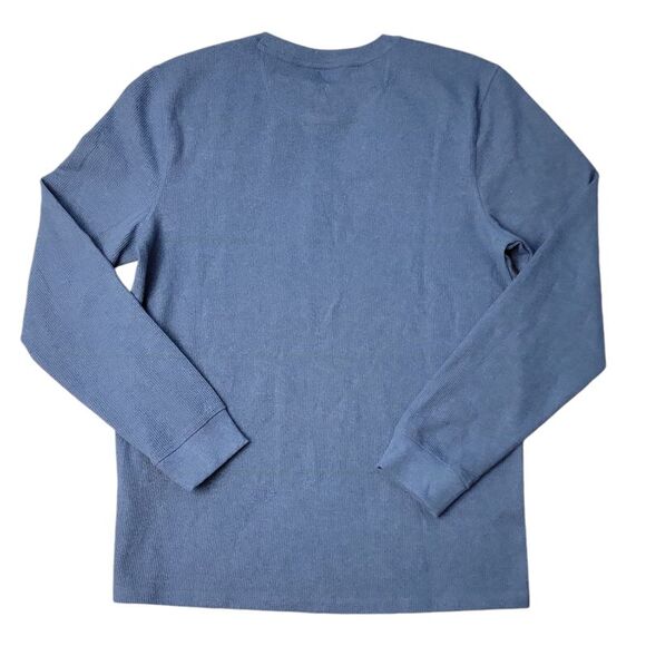 Member's Mark Men's Waffle Knit Soft Thermal Henley - Singing The Blues - Picture 2 of 3